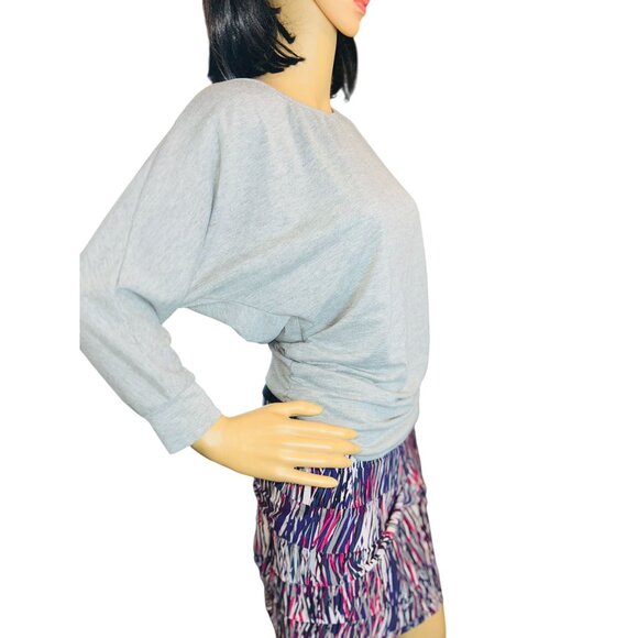 (6 for $25) Twinth Dolman Sleeve Casual Top in Grayβ Size Medium - Picture 2 of 4